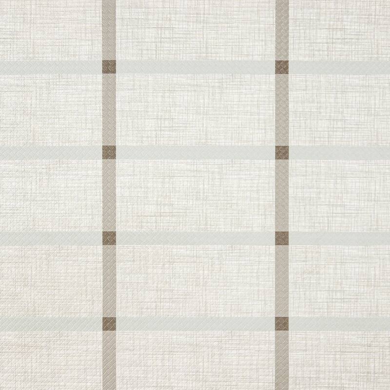 TOWN & COUNTRY BASICS Windowpane Plaid Anti Fatigue Kitchen Mat Non-Slip Backing
