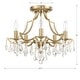 preview thumbnail 3 of 2, Cedar 5 Light Vibrant Gold Ceiling Mount - 18.5''W x 16''H
