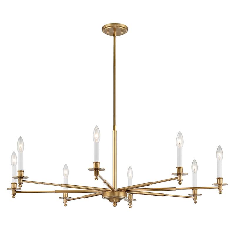Savoy House 1-4412-8 Jasmine 8 Light 42" Wide Taper Candle Style