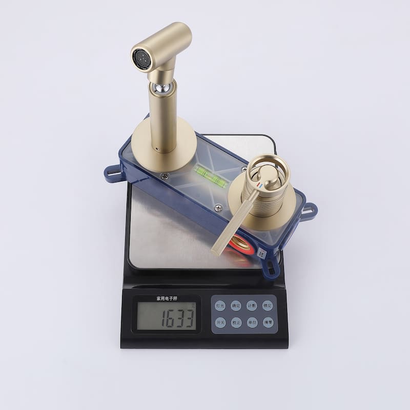 Solid Brass Wall Mounted 360° rotation Single-Handle Bathroom Faucet