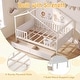 preview thumbnail 17 of 16, Costway Full Size Bed with 2 Storage Drawers, House-shaped Bed Frame
