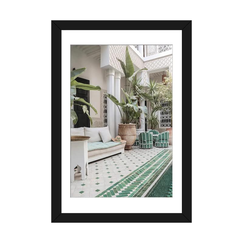 iCanvas "Tropical Riad In Marrakech" by Henrike Schenk PFA