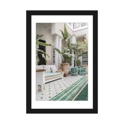 iCanvas "Tropical Riad In Marrakech" by Henrike Schenk PFA
