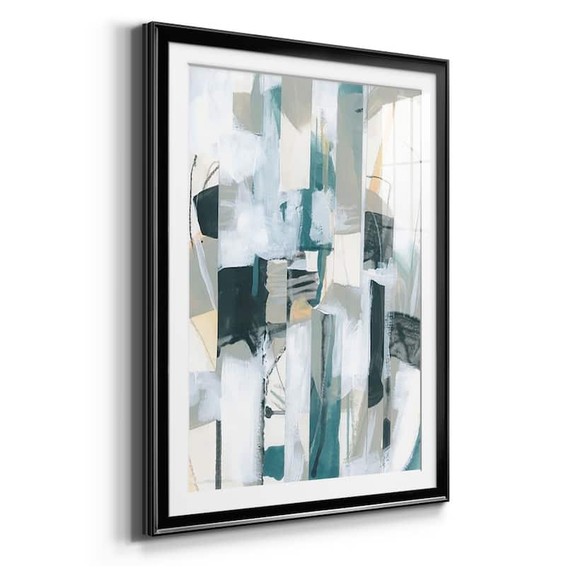Sea Cavern Strata IV Premium Framed Print - Ready to Hang