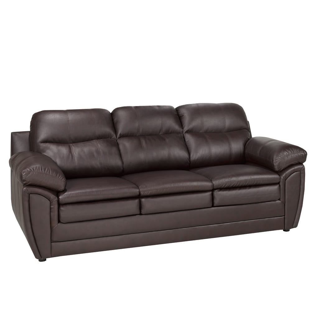 Simon Leather Gel Upholstered Sofa