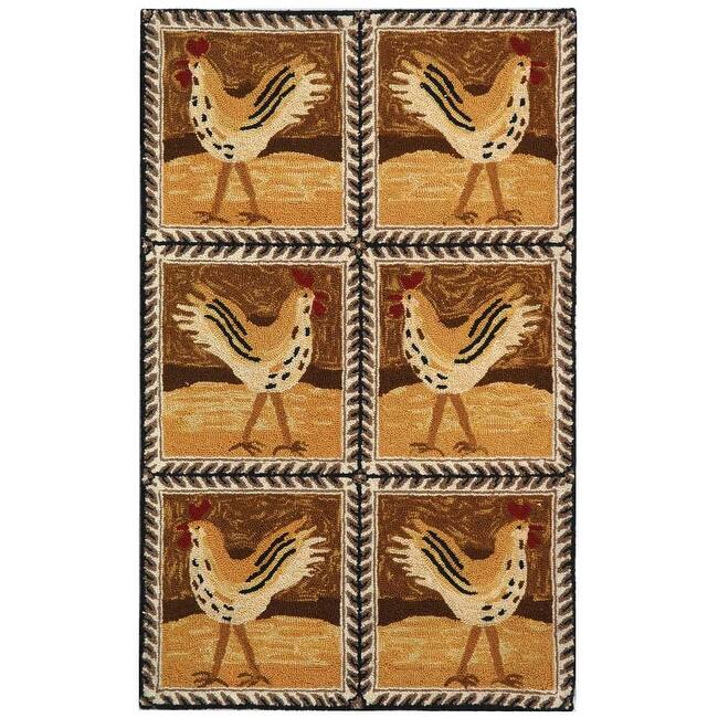 SAFAVIEH Handmade Chelsea Shawnee French Country Wool Rug