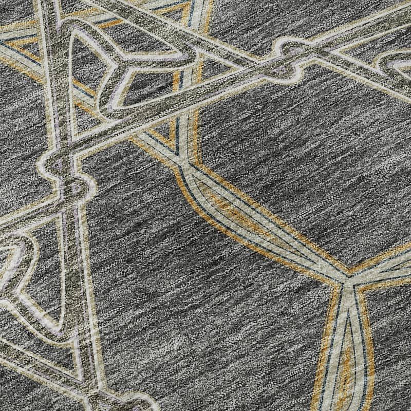 Premium Washable Super Soft Modern Tangle Mayfield Rug