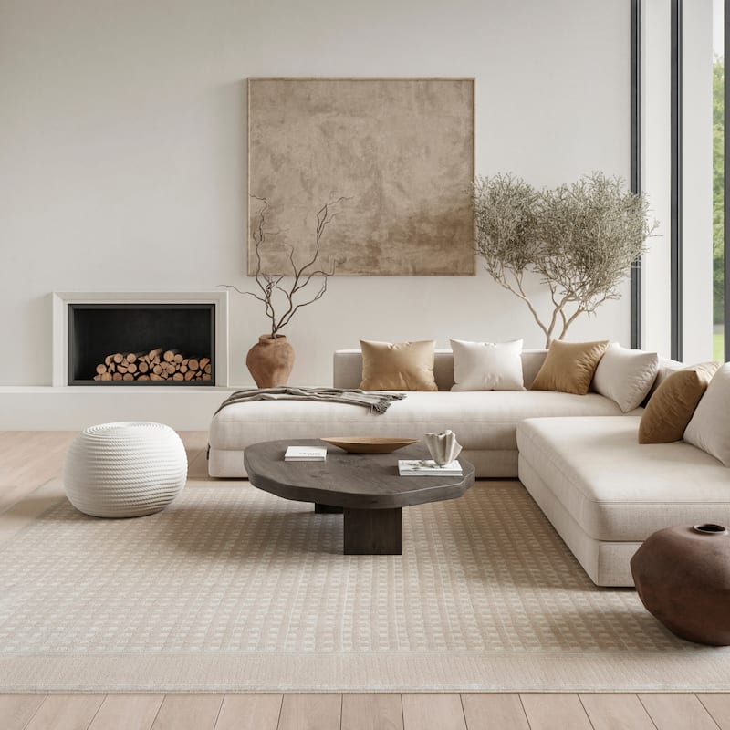 Nourison Nordic Indoor only Geometric Area Rug