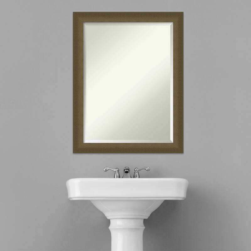 Blaine Narrow Beveled Framed Bathroom Vanity Wall Mirror