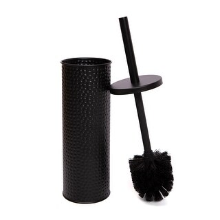 NACENA Premium Toilet Brush and Holder,Toilet Bowl Brush with 304 Stainless  Steel Long Handle, Hidden Toilet Brush with Durable Scrubbing Bristles for