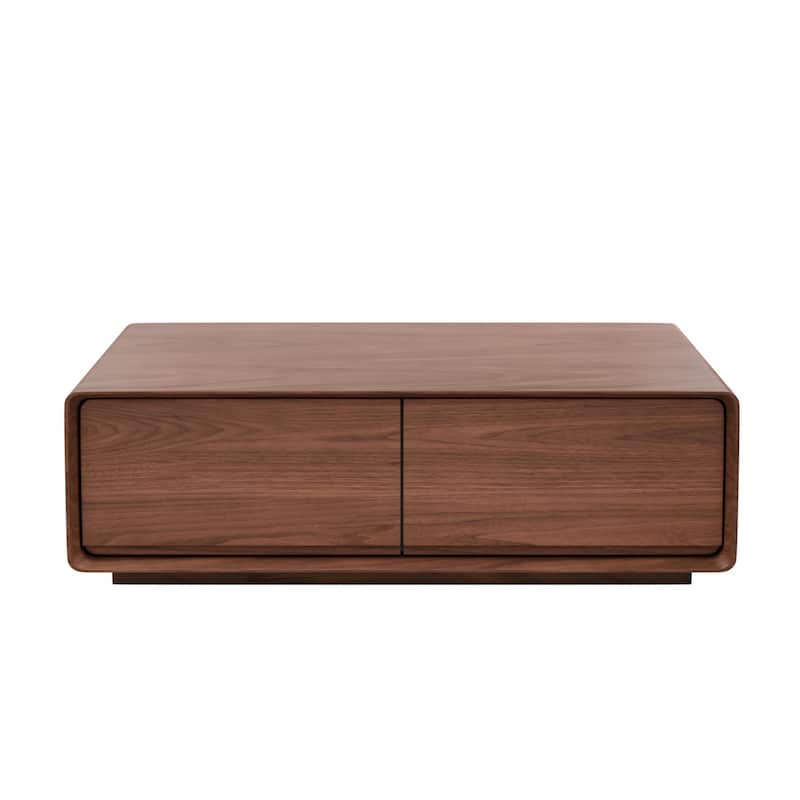 Modland 47" Handmade Modern Coffee Table with 4 Drawers & Rounded Corners - 47.24