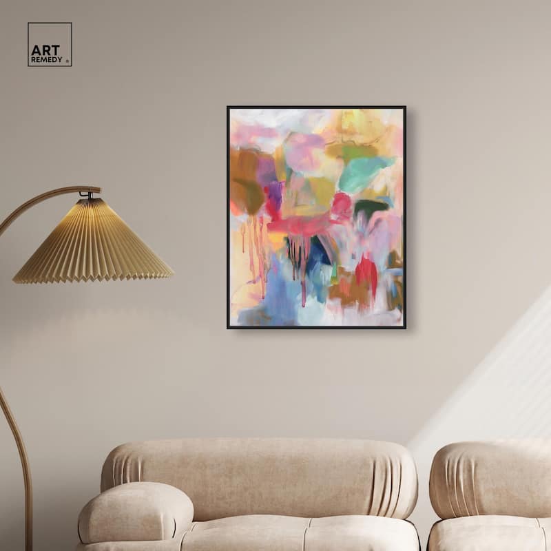 Art with Bold Colors Canvas by Art Remedy