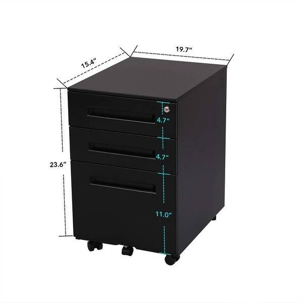 Shop Flexispot File Cabinet Underdesk Mobile Pedestal Lockable