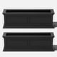 preview thumbnail 4 of 24, Veradek Brixton Series 36-inch Planter Box 11"H x 11"W x 36"L - 2 Pack - Black