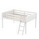 preview thumbnail 12 of 12, Full Size Wood Low Loft Bed with Ladder,ladder can be placed on the left or right