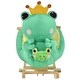 preview thumbnail 2 of 19, Plush Frog Rocking Horse with Lullaby, Sturdy Wooden Base, and Safety Features, Ages 18 Months+