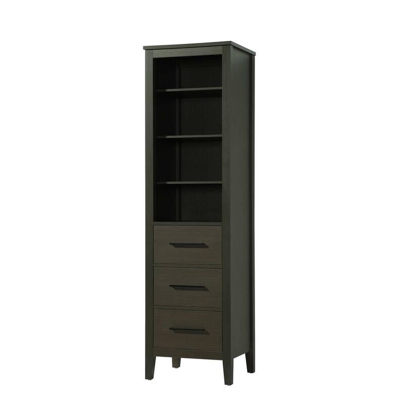 Laura 16-28 Inch Open Shelving Bath Storage Cabinet