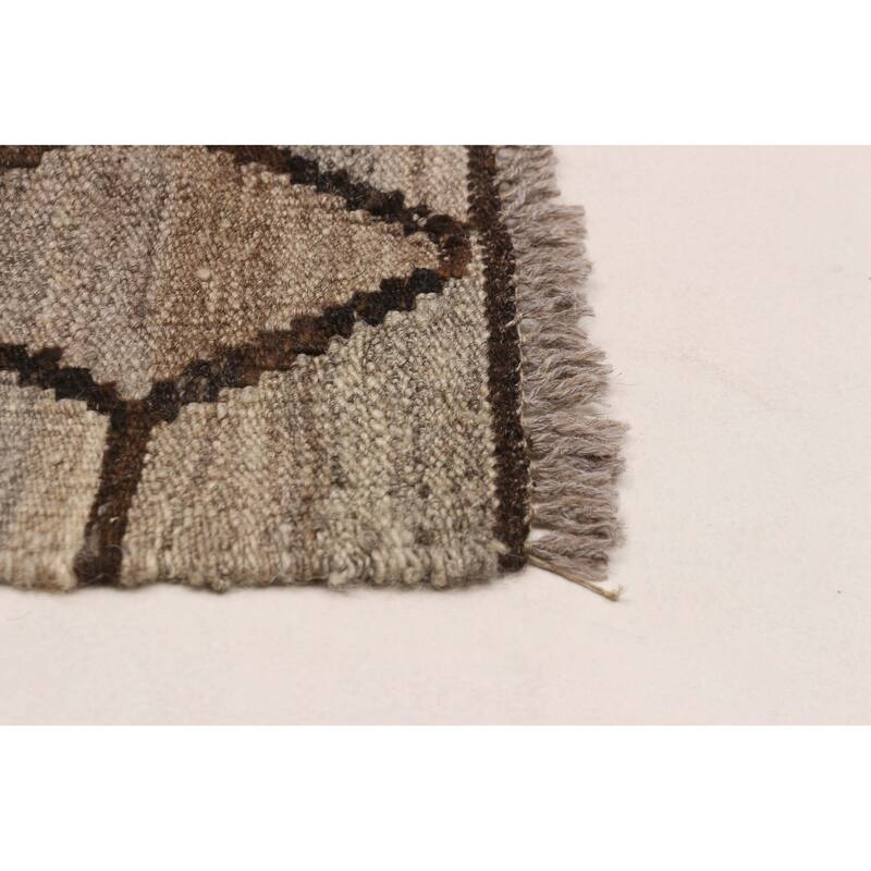 Sivas Taupe Kilim 5'0" x 6'8" - 5'0 x 6'8