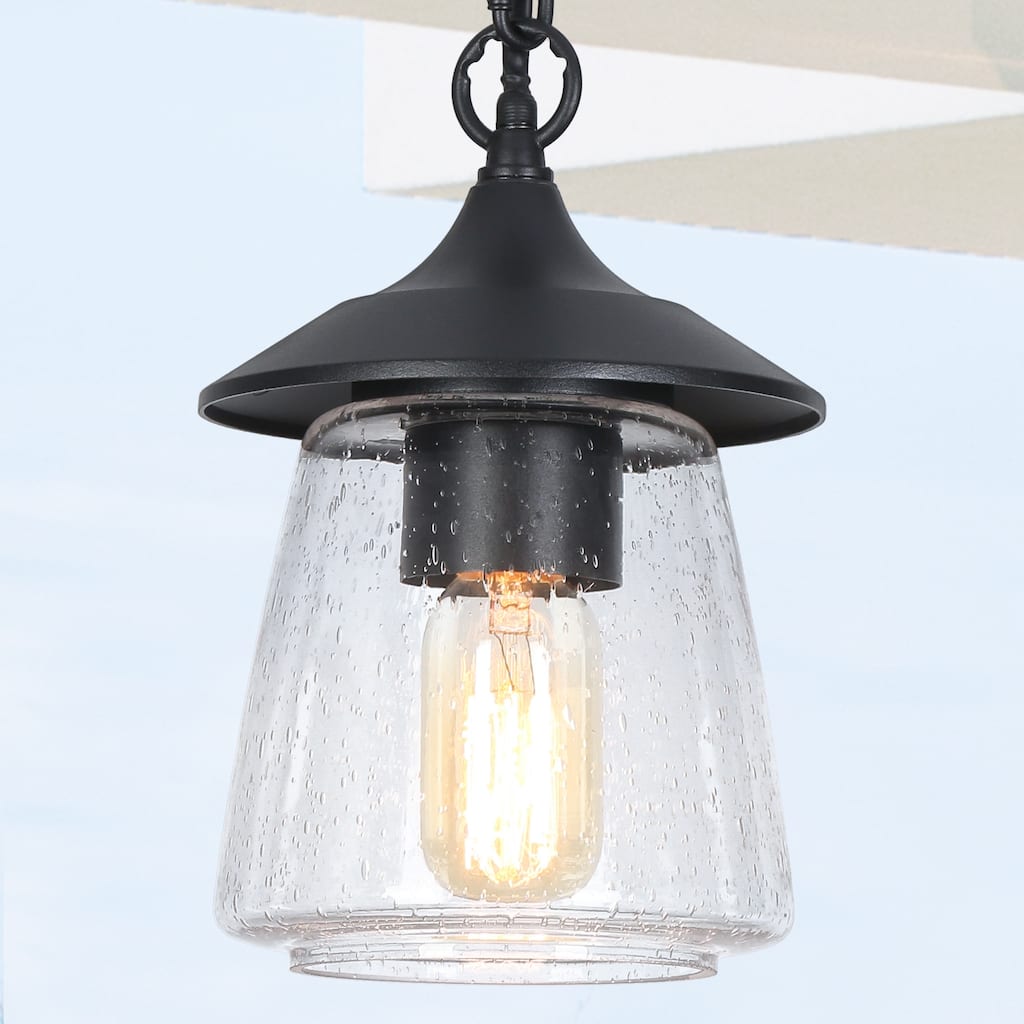 Industrial Mini Island Pendant Lighting Fixture for Dining Room - D 6.3"x H 9.4"
