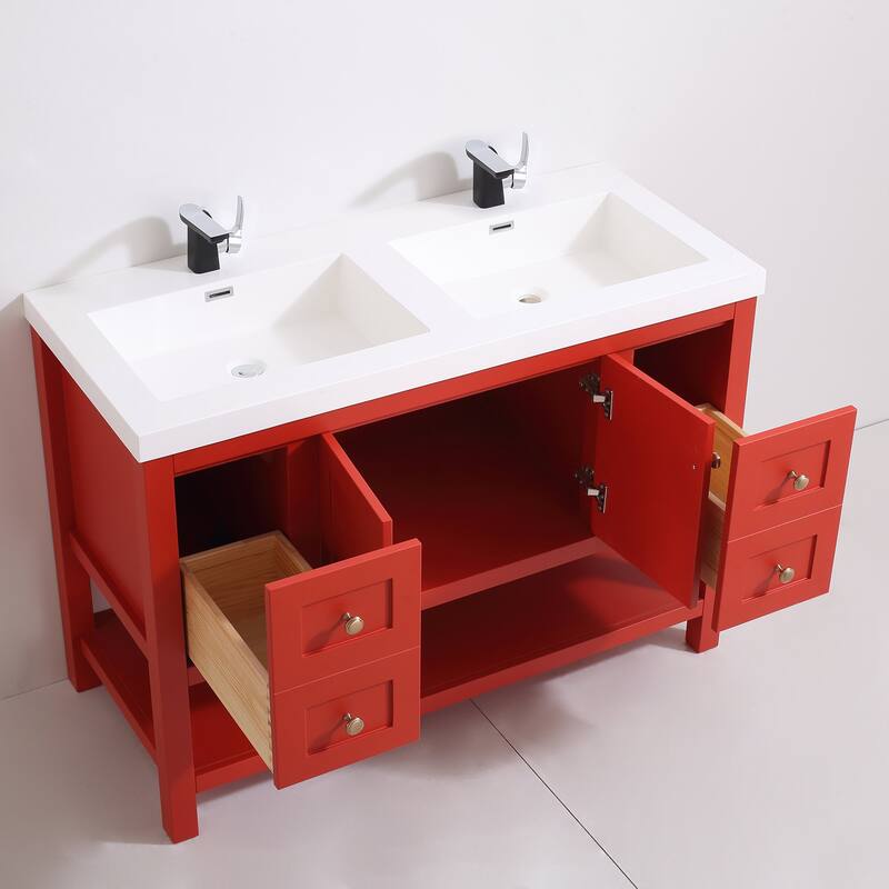 Winslow 48" Double Bathroom Vanity Set - 21D x 48W x 34H
