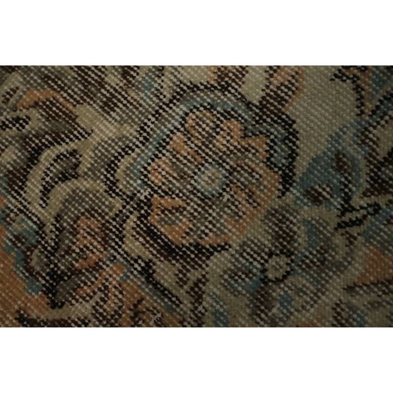 Hand Knotted Oriental 100% Wool Carpet Transitional Floral Beige & Ivories Anatolian Area Rug - 9' 3'' X 5' 8''