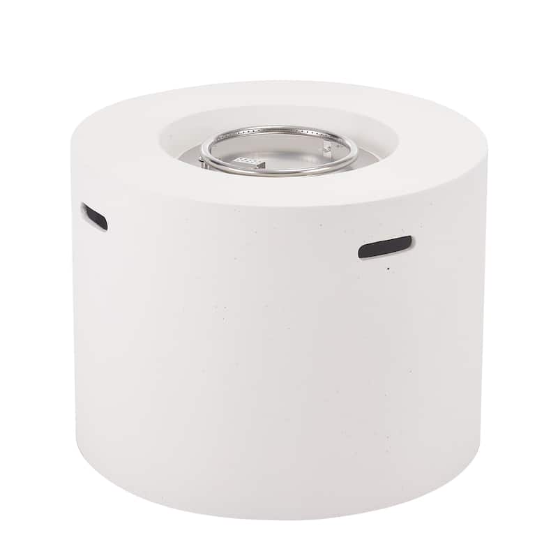 Aidan Outdoor Circular Propane Fire Pit by Christopher Knight Home