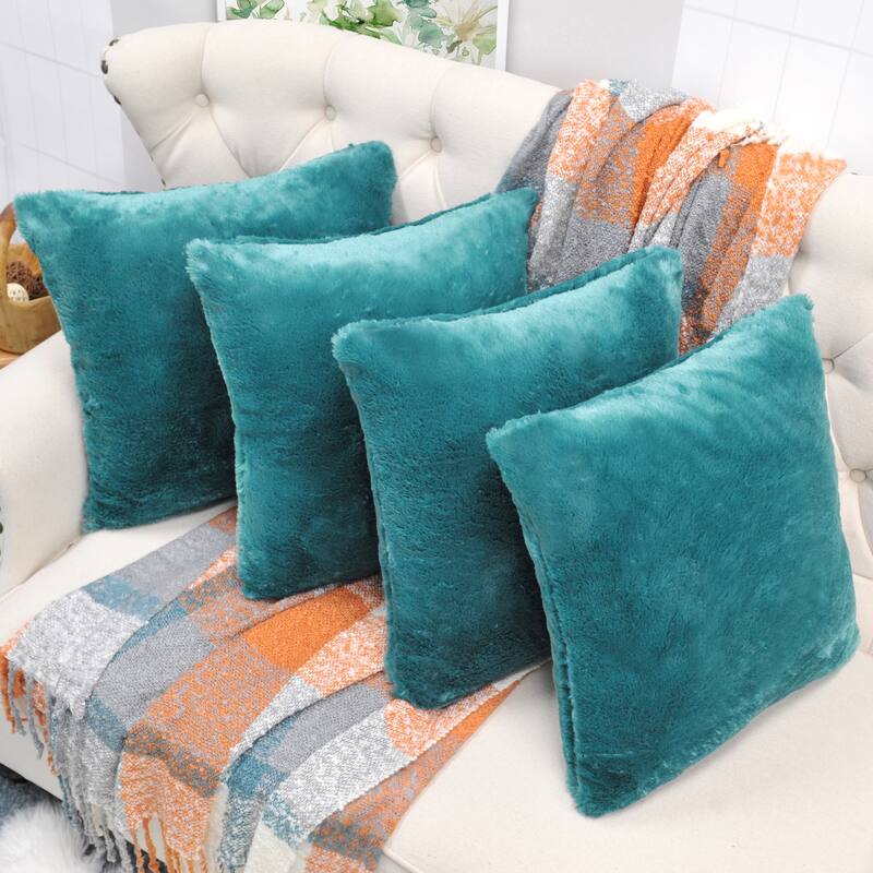 Fauxfur Pillow Shell Set 20'X20"