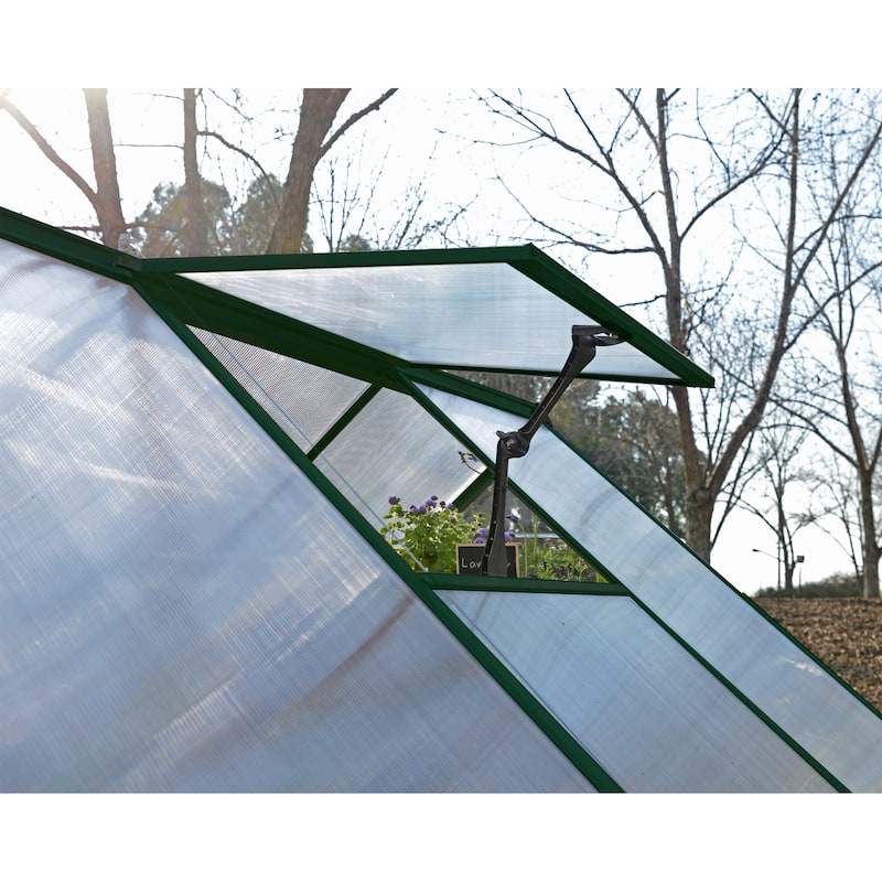 Hybrid 6 ft. Green/Clear DIY Greenhouse Kit