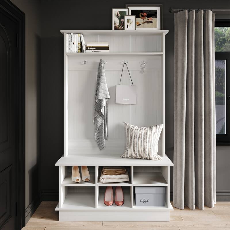 CraftPorch Modern and Contemporary Hall Tree with Storage
