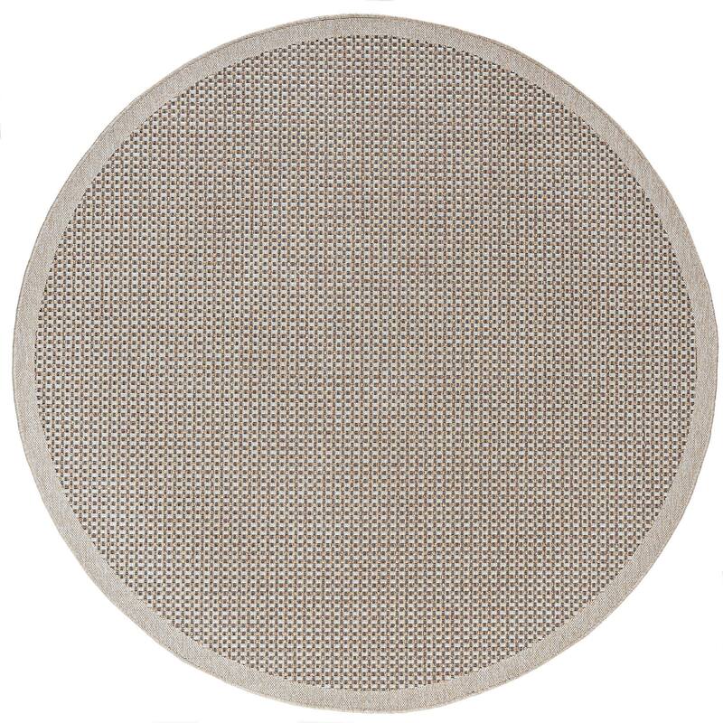 Dennis Coastal Windowpane Indoor/Outdoor Area Rug
