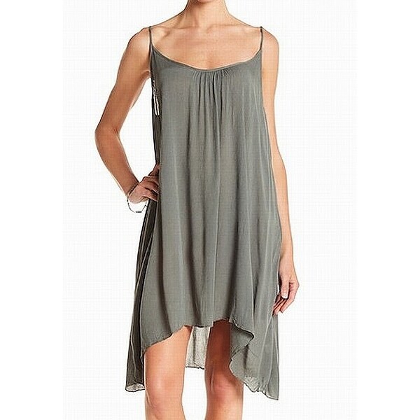 sage green shift dress