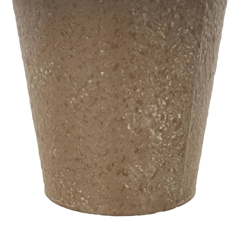Metal Antique Inspired Decorative Vase with Handle - Brown - Roche River Decor