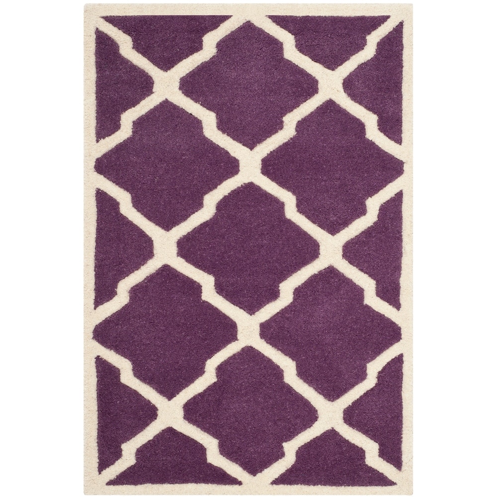 SAFAVIEH Handmade Chatham Rinske Modern Moroccan Wool Rug