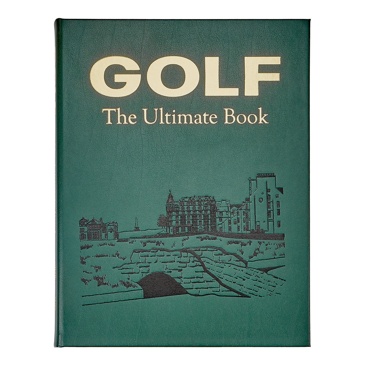 Graphic Image Ultimate Golf Book Coffee Table Book, Leather, Green