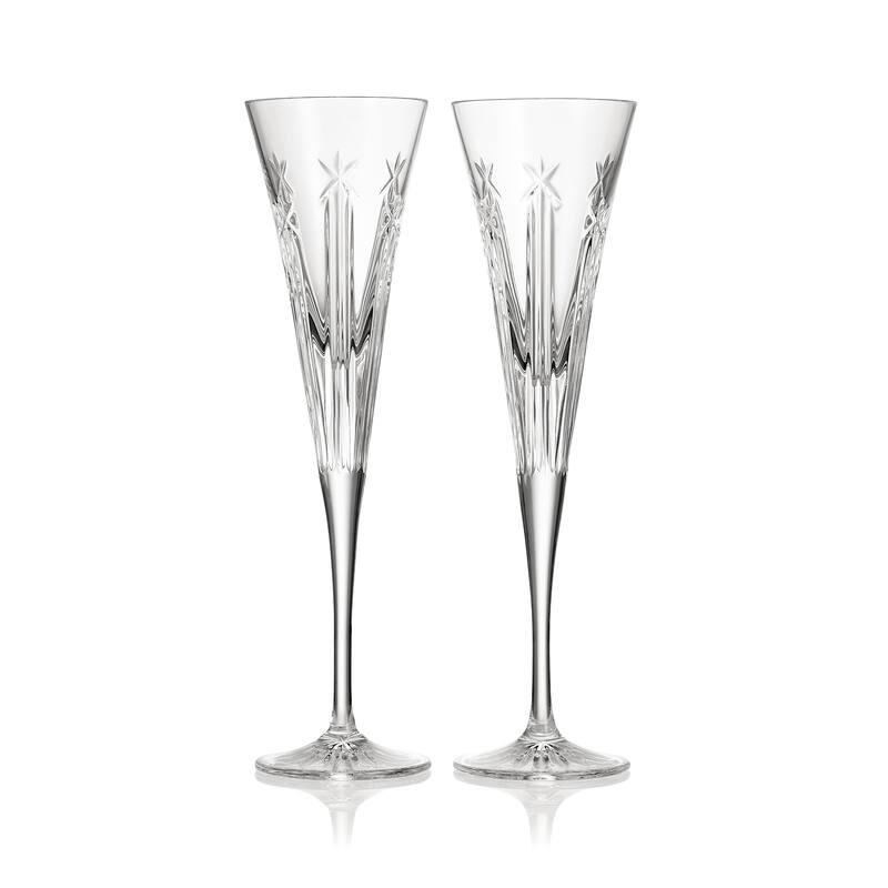 Waterford USA250 Flute 5oz, Set of 2 - Clear