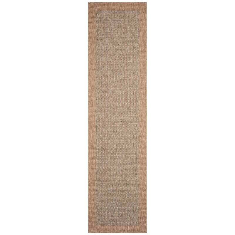 Liora Manne Sahara Texture Border Indoor/Outdoor Rug - 1'11" x 7'6" - Aruba