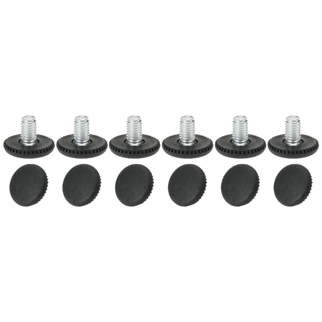 Adjustable Levelling Feet//foot M8 x 15 thread table desk cabinet Packs of 4 8 12