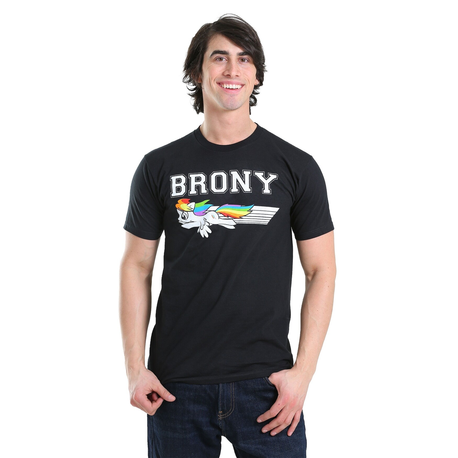 Shop My Little Pony Brony Rainbow Dash Mens T Shirt Overstock