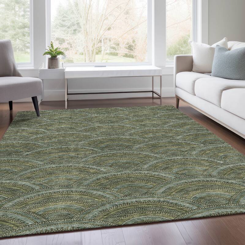 Premium Washable Super Soft Transitional Stacks Mayfield Rug