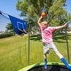 preview thumbnail 2 of 3, Skywalker Trampolines Accessory Kit with basketball game, wind stakes & wide step ladder