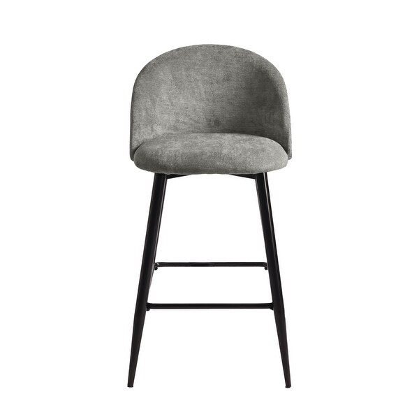 Homy Casa Mid-century Modern Upholstered Counter Stools