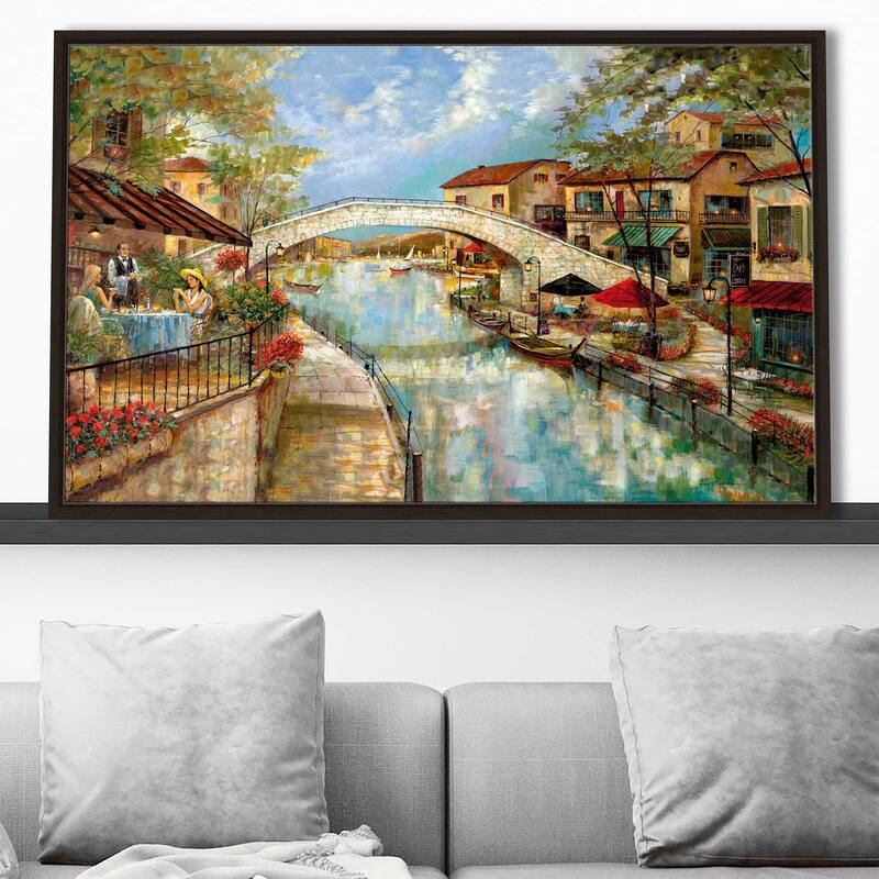 "A Day to Reminisce" by Ruane Manning Print on Floating Canvas
