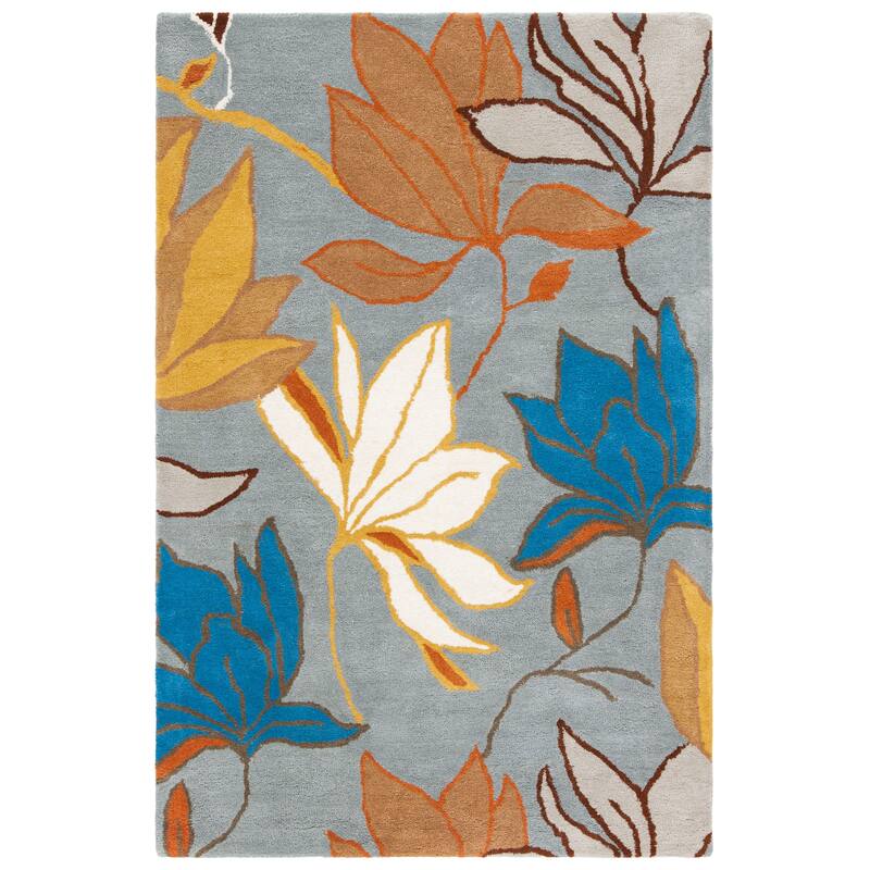 SAFAVIEH Handmade Soho Siobhan Floral N.Z. Wool Rug