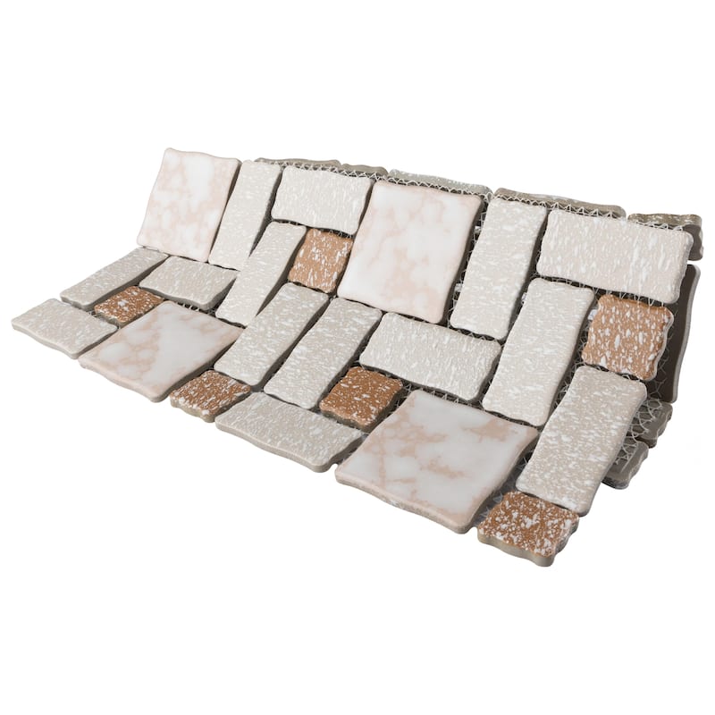 Merola Tile Academy Beige 11-7/8" x 11-7/8" Porcelain Floor and Wall Tile