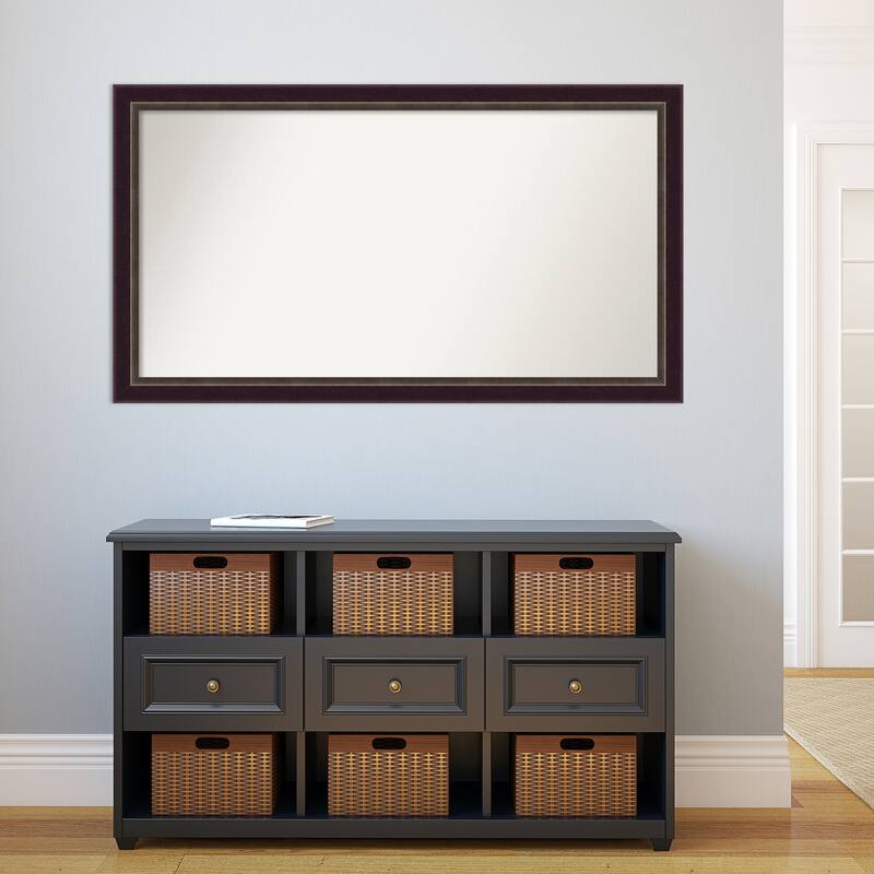 Oversized Wall Mirror Choose Your Custom Size - Signore Bronze Frame