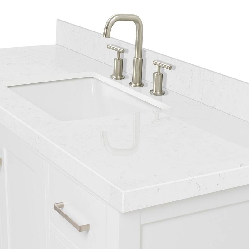 Ariel A054SCQRVO Cambridge 54" Free Standing Single Basin Vanity Set