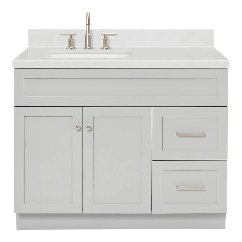 Ariel F042SLCQRVO Hamlet 42" Free Standing Single Basin Vanity Set
