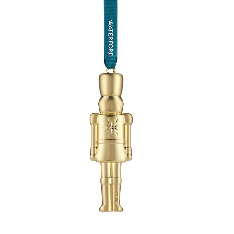 Waterford Christmas Nutcracker Golden Ornament