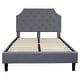 preview thumbnail 42 of 121, Tufted Platform Bed with 10 Inch Pocket Spring Mattress