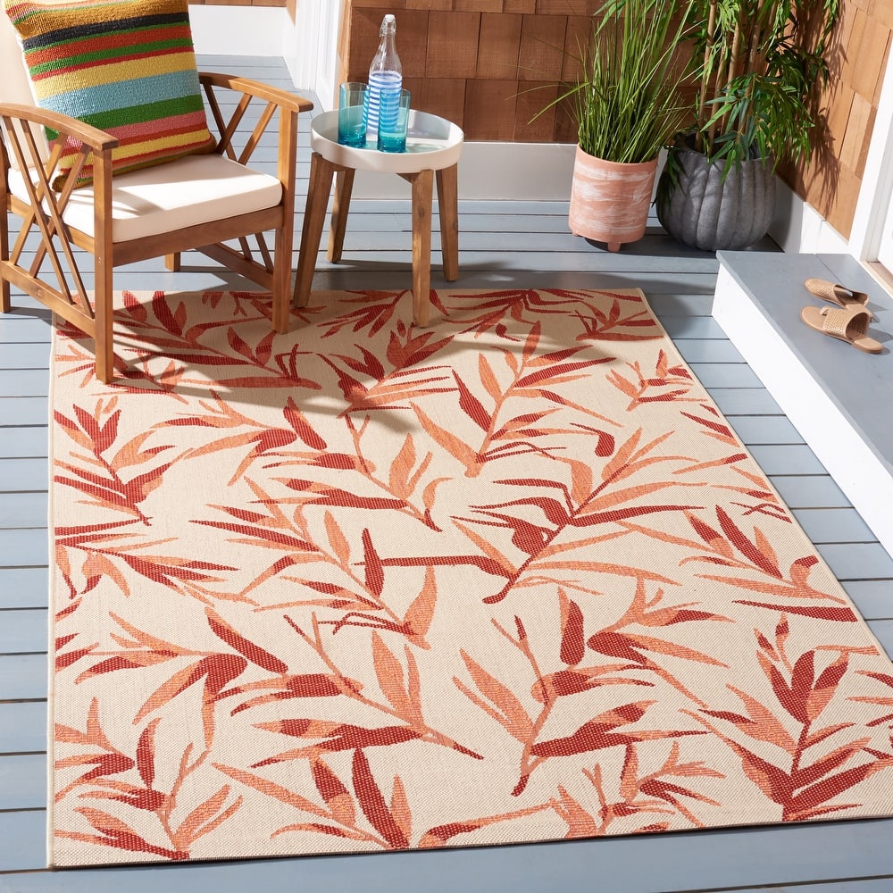 SAFAVIEH Courtyard Erminia Indoor/ Outdoor Waterproof Patio Backyard Rug